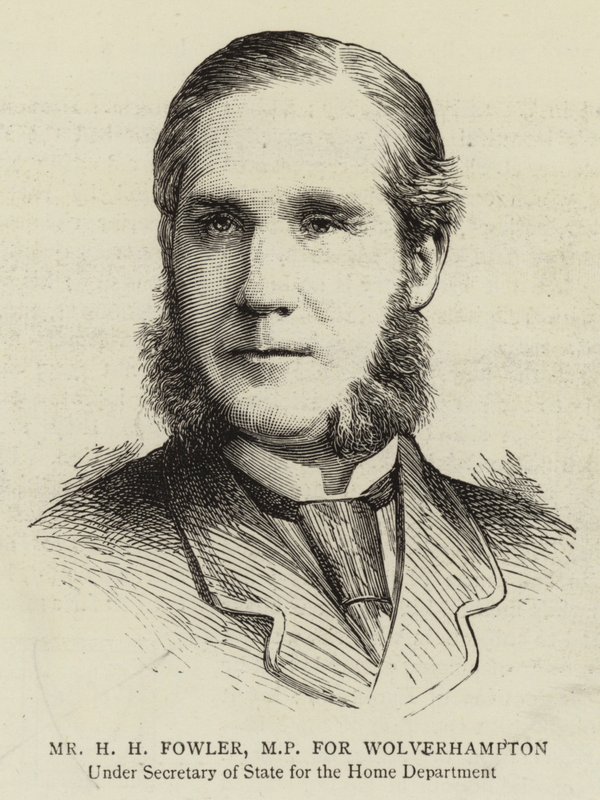 M. H H Fowler, député de Wolverhampton - English School