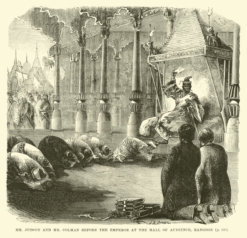 M. Judson et M. Colman devant l