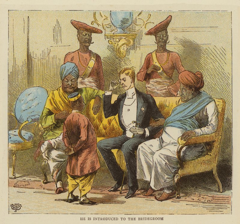 La fête de mariage de M. Row Bahawdur Ramchunder Gopaldas - English School