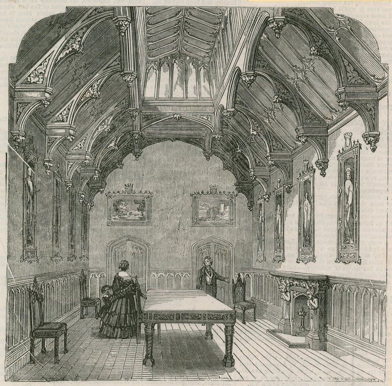 La nouvelle demeure de M. Russell, Park Lane, Londres : La salle à manger - English School