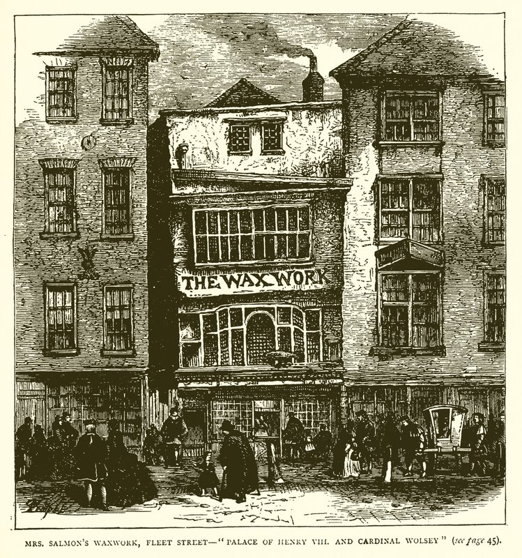 Waxwork de M. Salmon, Fleet Street - Palais de Henry VIII et Cardinal Wolsey - English School