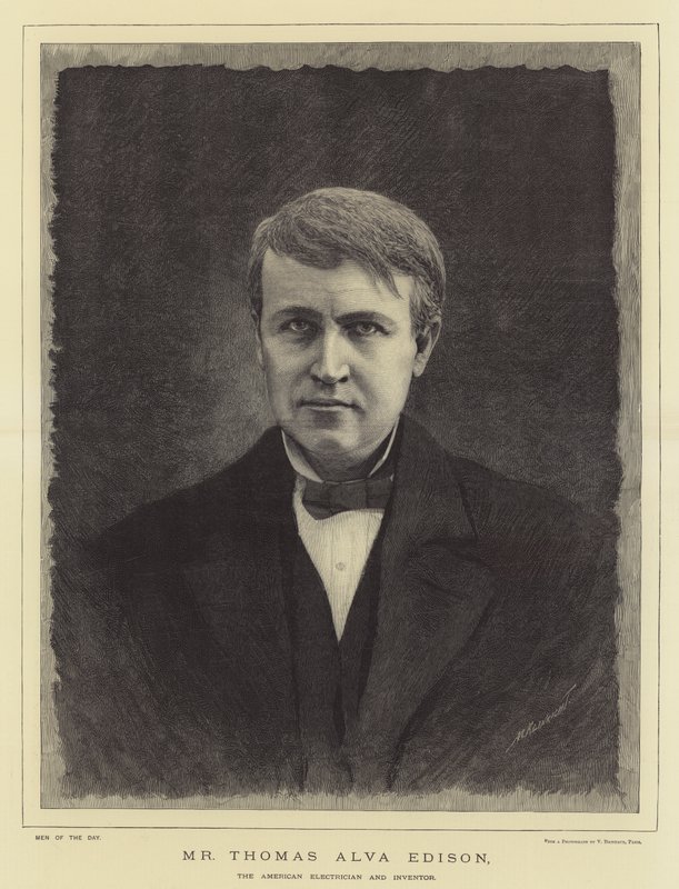 M Thomas Alva Edison, l
