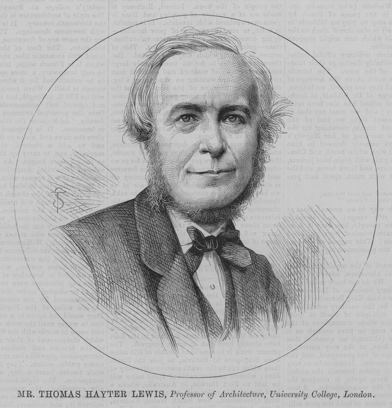 M. Thomas Hayter Lewis, professeur d