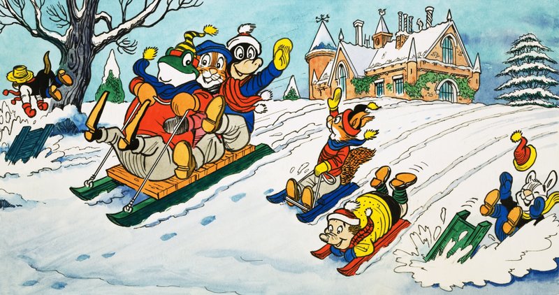 M. Toad en luge - English School