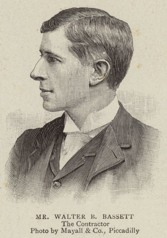 M Walter B Bassett (gravure) - English School