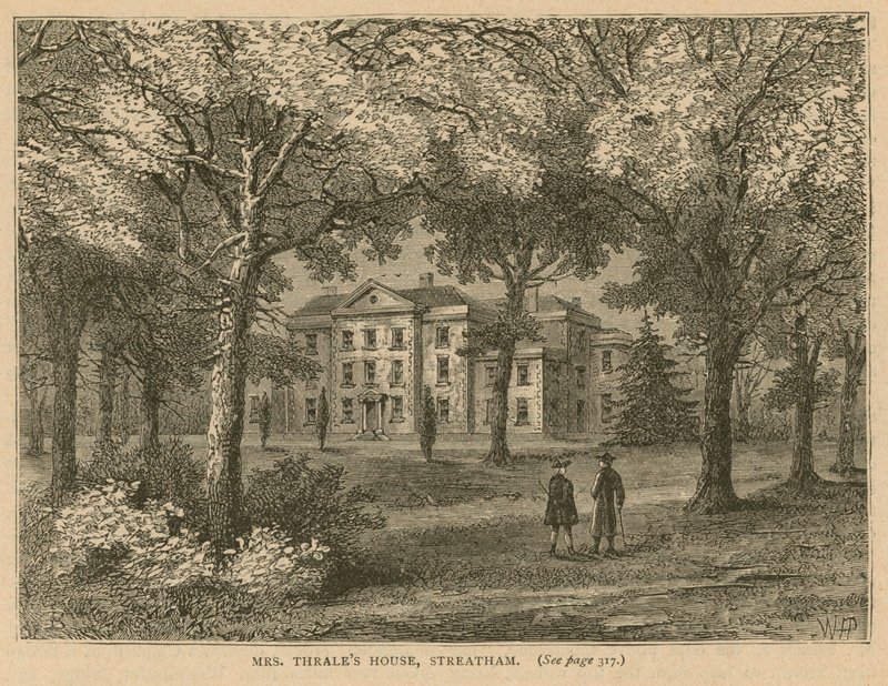 Maison de Mme Thrale à Streatham - English School