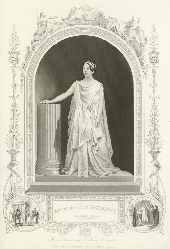 Mme Warner comme Hermione, Le Conte d