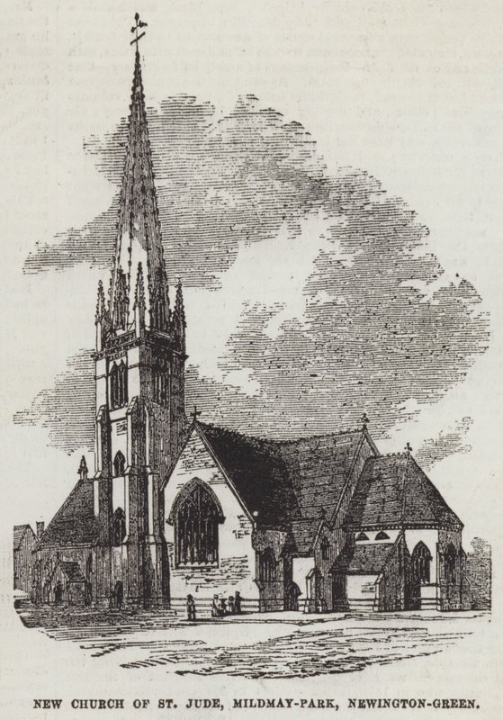 Nouvelle église de Saint Jude, Mildmay-Park, Newington-Green - English School