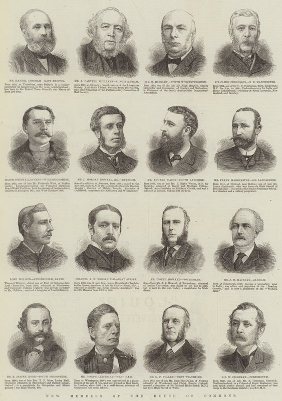 Nouveaux membres de la Chambre des communes (gravure) - English School