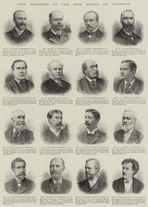 Nouveaux membres de la nouvelle Chambre des communes - English School