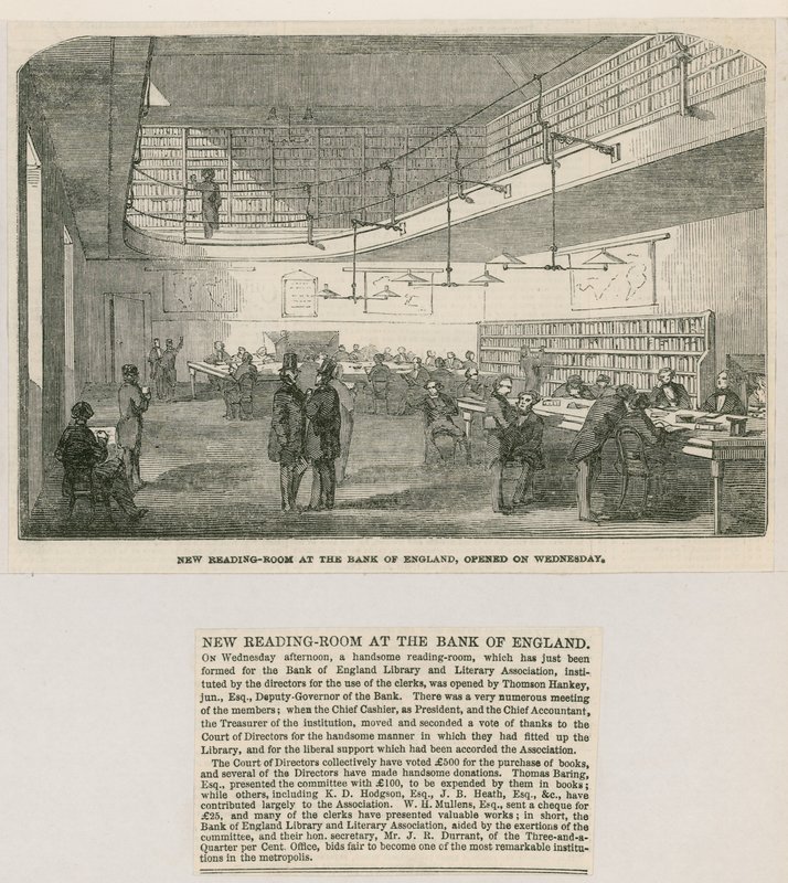 Nouvelle salle de lecture à la Banque d