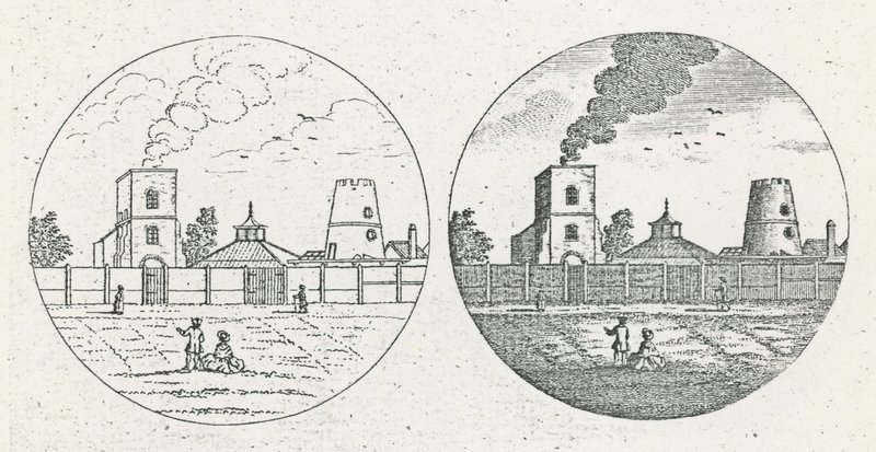 New River Head, daté du 6 juin 1775 - English School