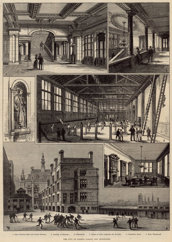 Nouveaux bâtiments de la City of London School - English School