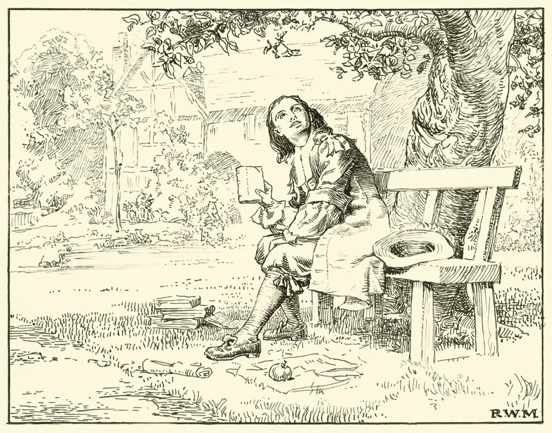 Newton et la pomme - English School