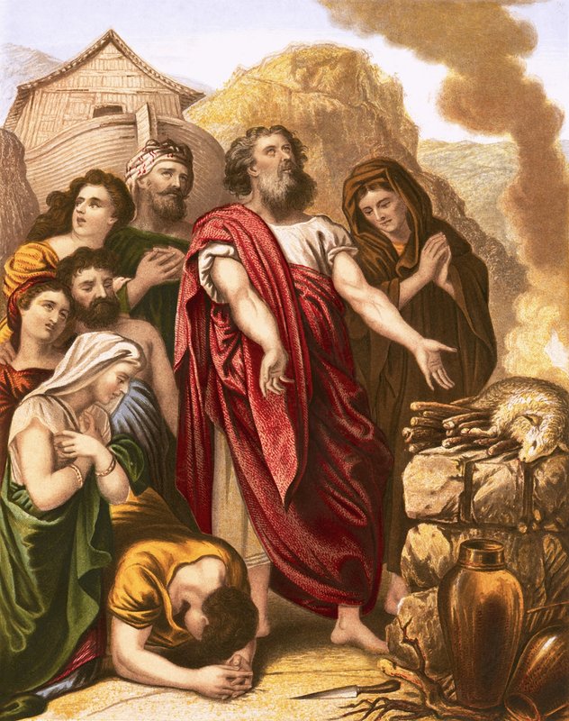 Le sacrifice de Noé - English School