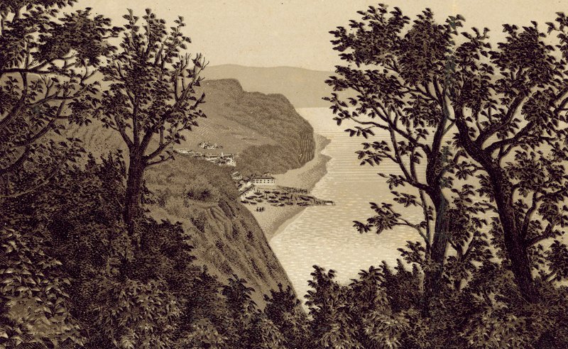 North Devon : Clovelly depuis Hobby Drive - English School