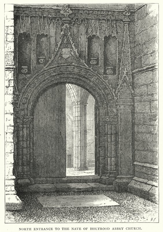 Entrée nord de la nef de l
