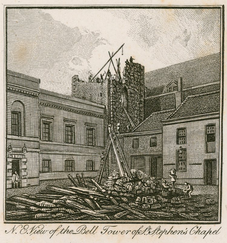 Vue nord-ouest du clocher de la chapelle Saint-Étienne - English School