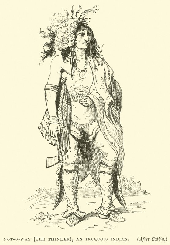 Not-o-way (le penseur), un Indien Iroquois - English School
