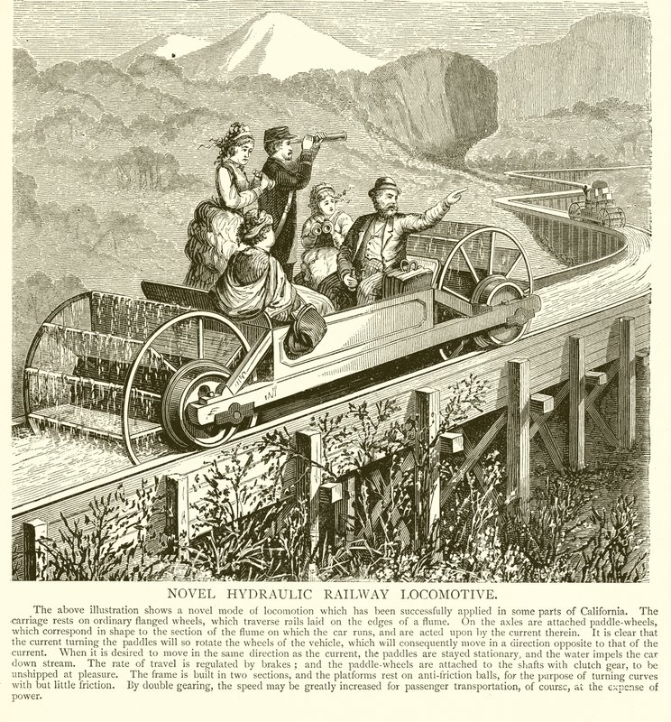 Nouvelle locomotive hydraulique en Californie - English School