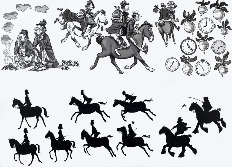 Illustration de comptine - English School