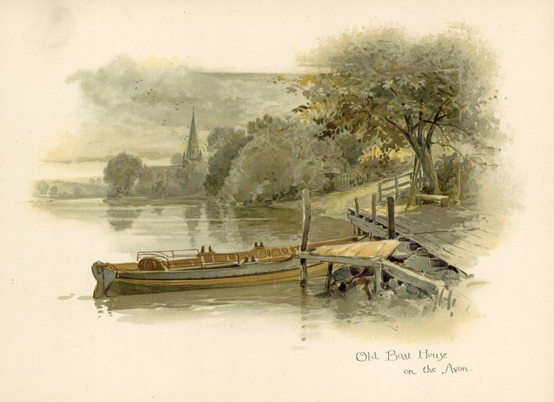Ancienne maison de bateaux sur l