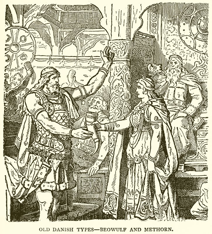Anciens types danois--Beowulf et Methorn - English School