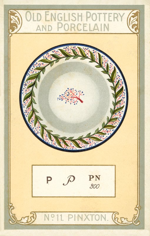 Vieille poterie et porcelaine anglaises : Pinxton - English School