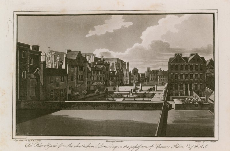 Ancienne cour du palais vue du sud - English School