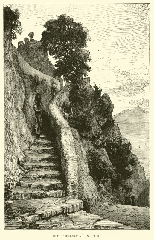 Vieille Scalinata à Capri - English School