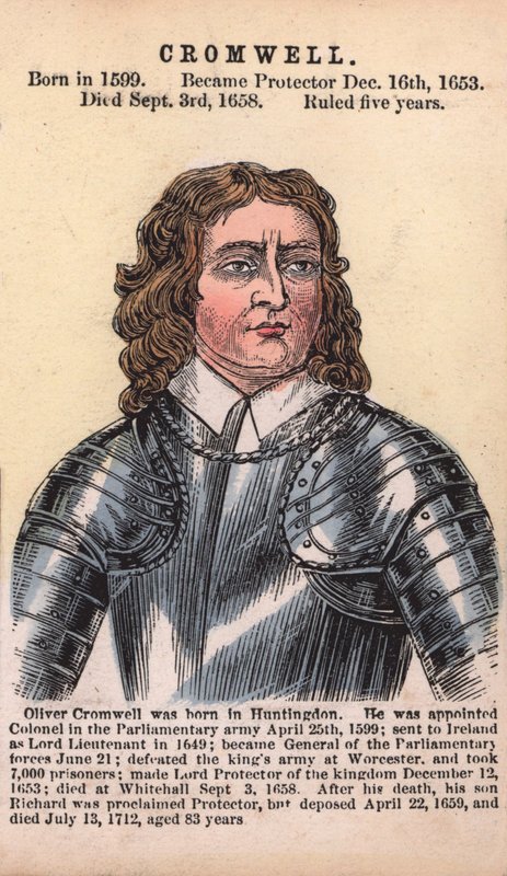 Oliver Cromwell, Protecteur - English School