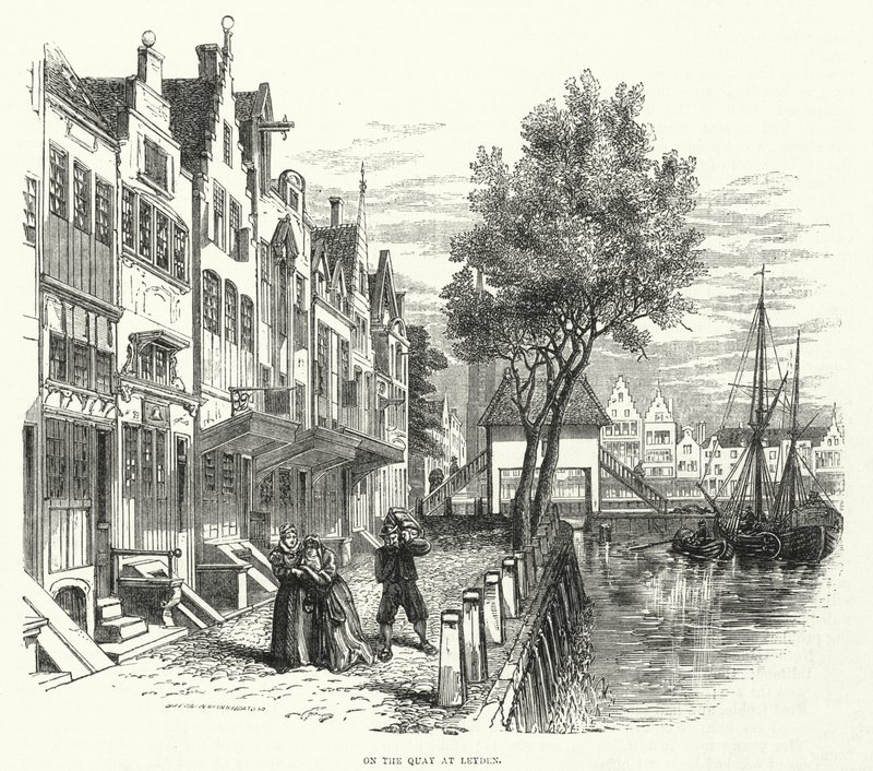 Sur le quai, Leyde - English School