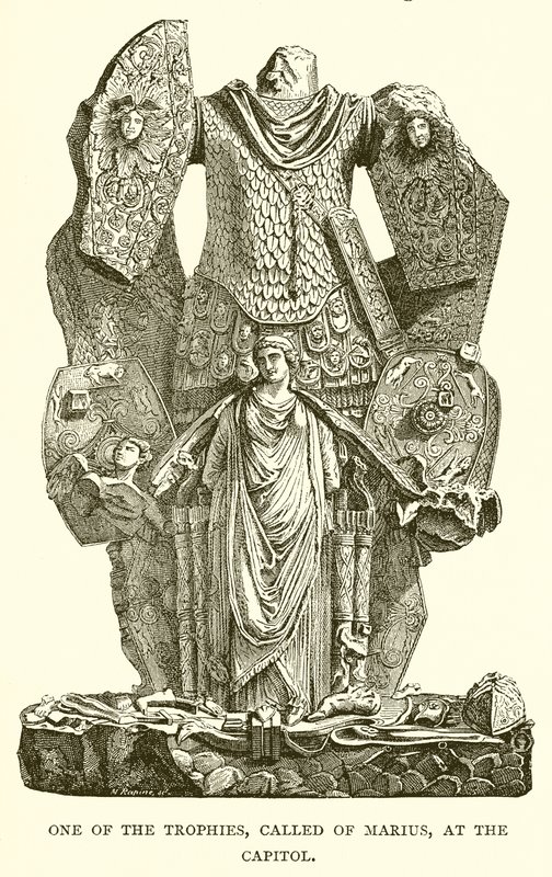 Un des trophées, dit de Marius, au Capitole - English School