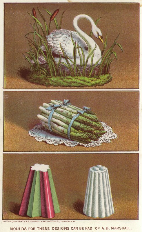 Moules ornementaux pour créer des aliments glacés en forme de cygne et de botte d