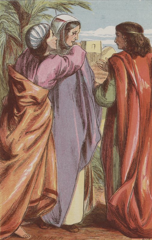Orpa se séparant de Ruth et Naomi - English School