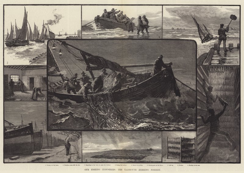 Nos industries de la pêche, la pêche au hareng de Yarmouth - English School