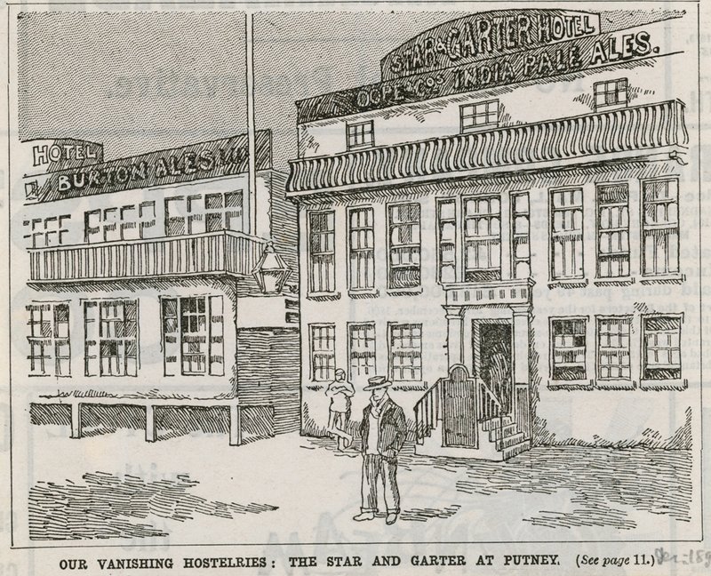 Nos auberges en voie de disparition : The Star and Garter à Putney - English School