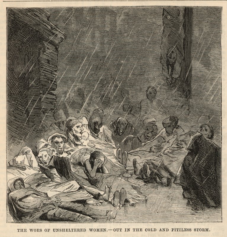 Dans la tempête froide et impitoyable - English School