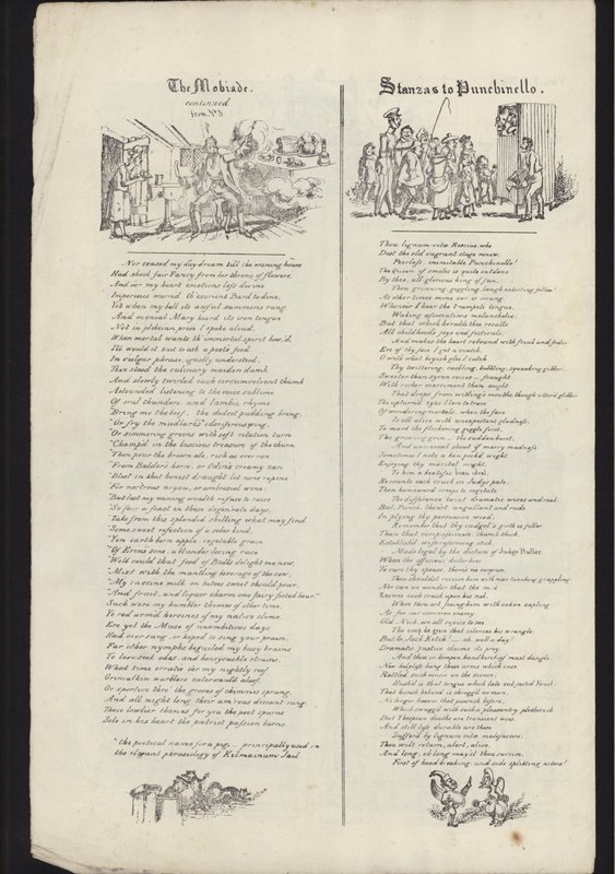 Page de la brochure sur la foire de Glasgow, publiée le 23 juillet 1835 - English School