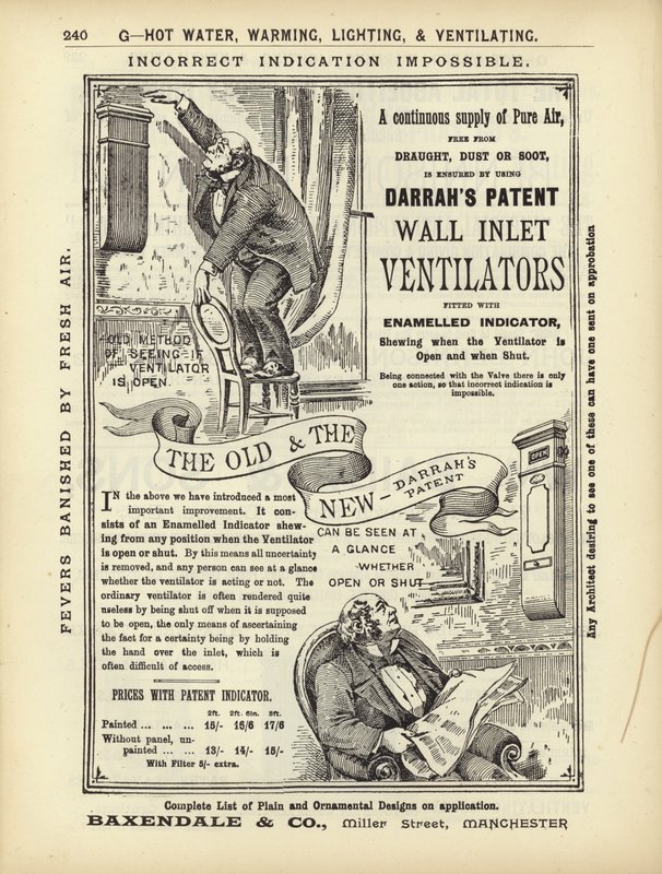 Page du Compendium des architectes, géomètres et ingénieurs 1892 - English School
