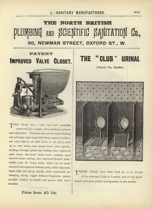Page du Compendium des architectes, géomètres et ingénieurs 1892 - English School