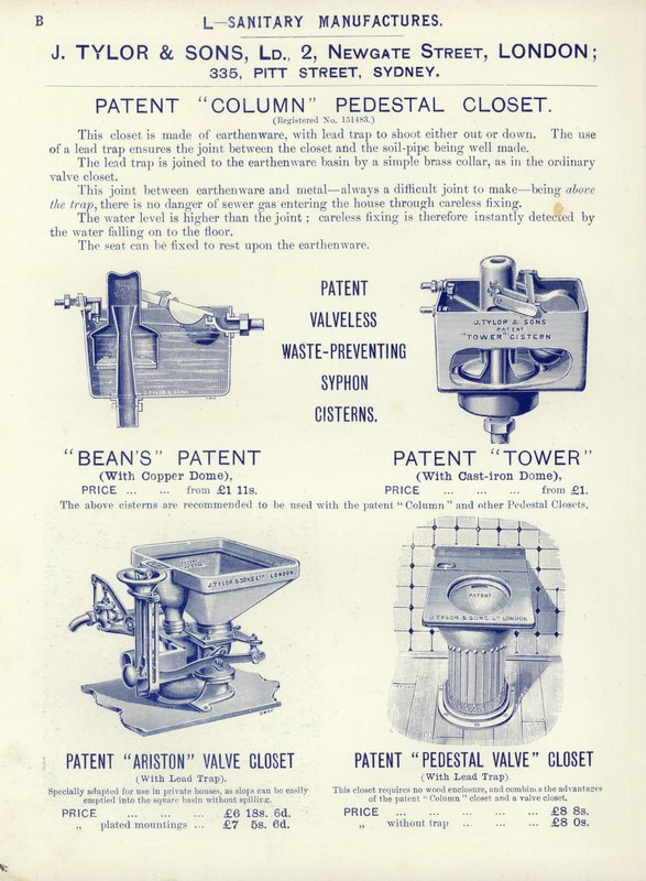 Page du Compendium des architectes, géomètres et ingénieurs 1892 - English School