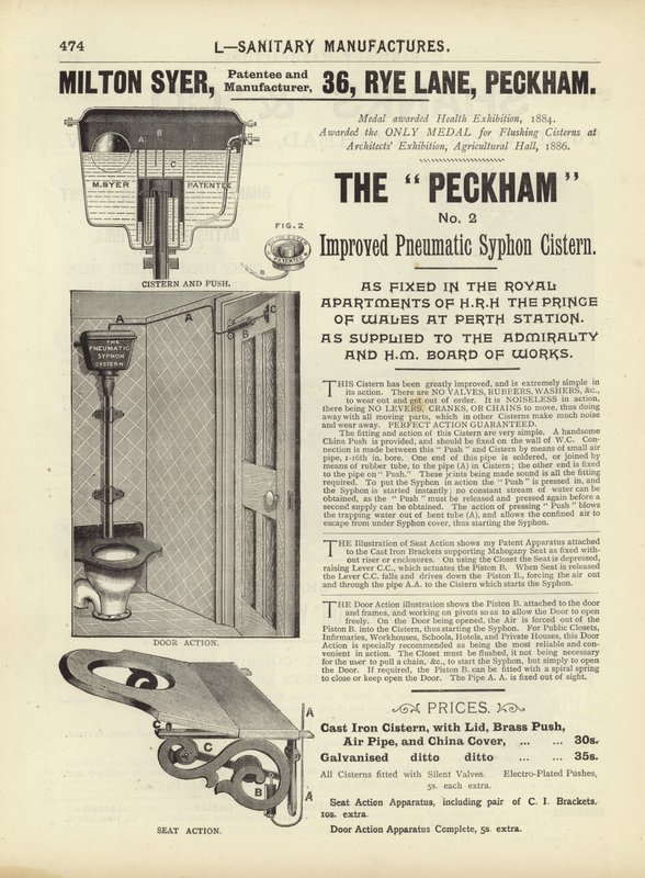 Page du Compendium des architectes, géomètres et ingénieurs 1892 - English School
