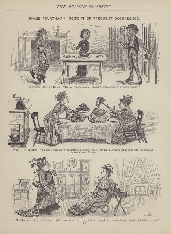 Page de The British Working Man or One Who Does Not Believe In Him (gravure) - English School