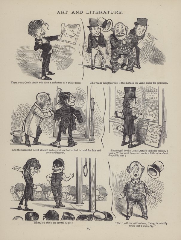 Page de The British Working Man or One Who Does Not Believe In Him (gravure) - English School