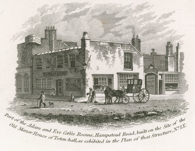 Partie des Salles de Café Adam et Eve, Hampstead Road - English School