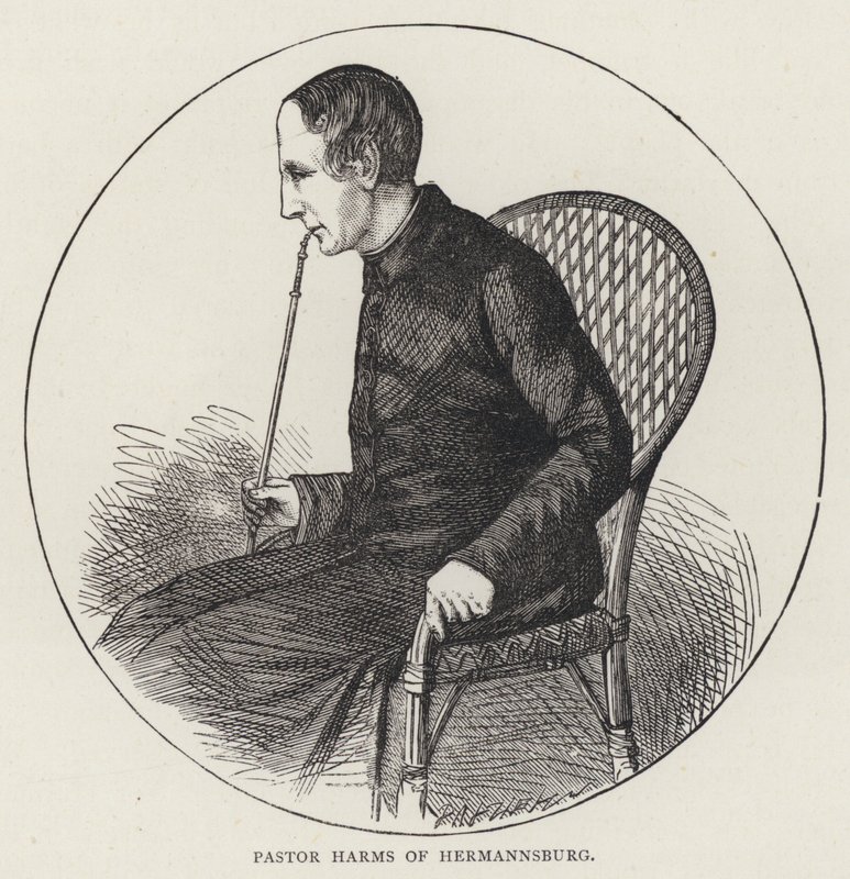 Pasteur Harms de Hermannsburg (gravure) - English School