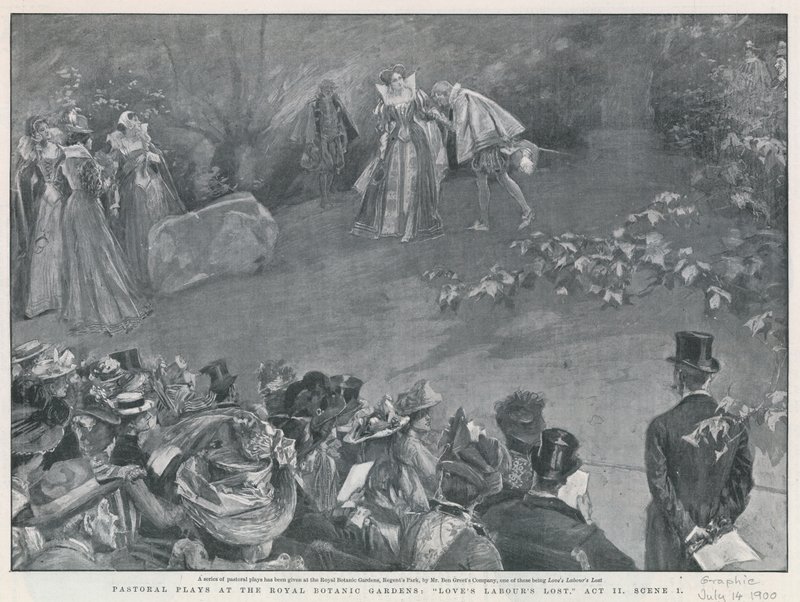 Pièces pastorales aux Royal Botanic Gardens, Peines d