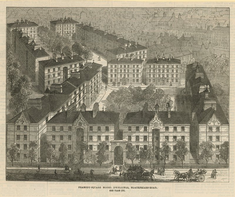Modèles de logements de Peabody Square - English School