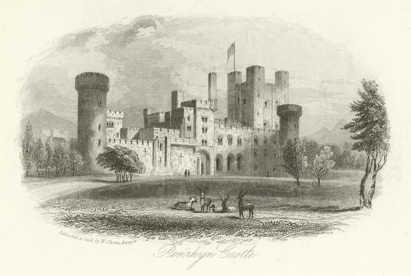 Château de Penrhyn, Llandygai, Pays de Galles - English School